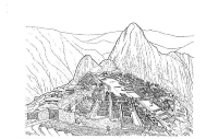 A coloring page of wonders of the world